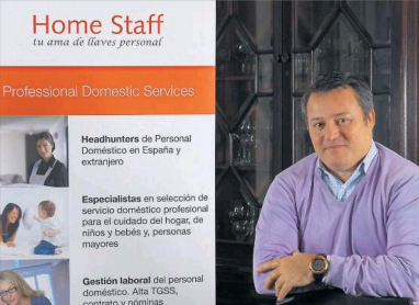 Entrevista Javier Enrich - Home Staff servicio doméstico #empleadahogar prensa clipping
