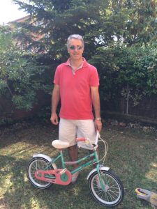 Jordi Casademunt, donación bici #2pedales1sonrisa