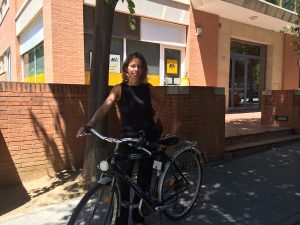 Marina  Ariso, donación bici #2pedales1sonrisa