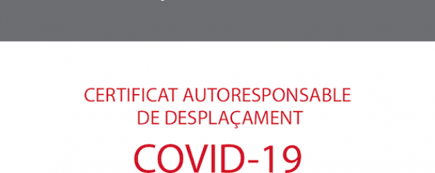 CERTIFICADO AUTORRESPONSABLE DE DESPLAZAMIENTO COVID19